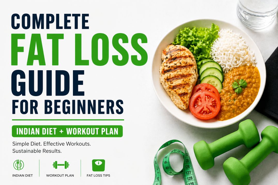 Complete Fat Loss Guide for Beginners in India (Diet + Workout Plan 2026)