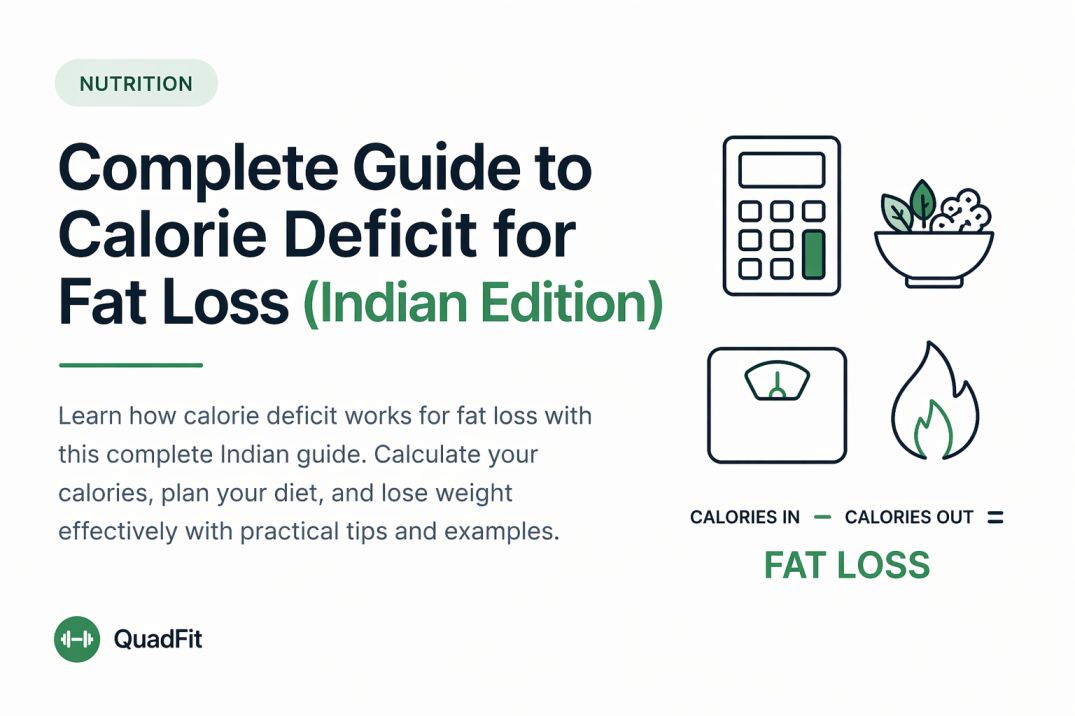 Complete Guide to Calorie Deficit for Fat Loss in India (Beginner Friendly 2026)