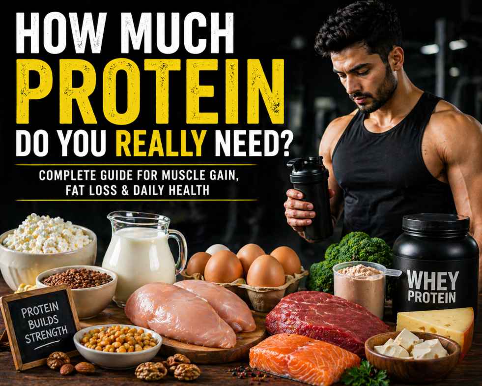 How Much Protein Do You Really Need? Complete Guide for Muscle Gain, Fat Loss & Daily Health