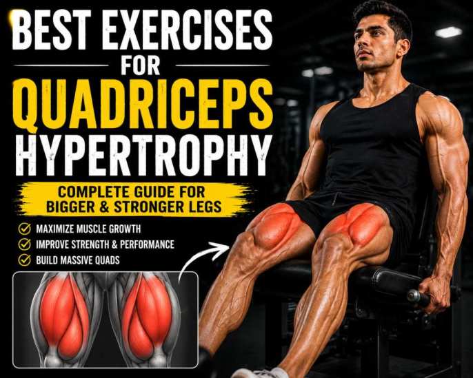 Best Exercises for Quadriceps Hypertrophy: Complete Guide for Bigger & Stronger Legs