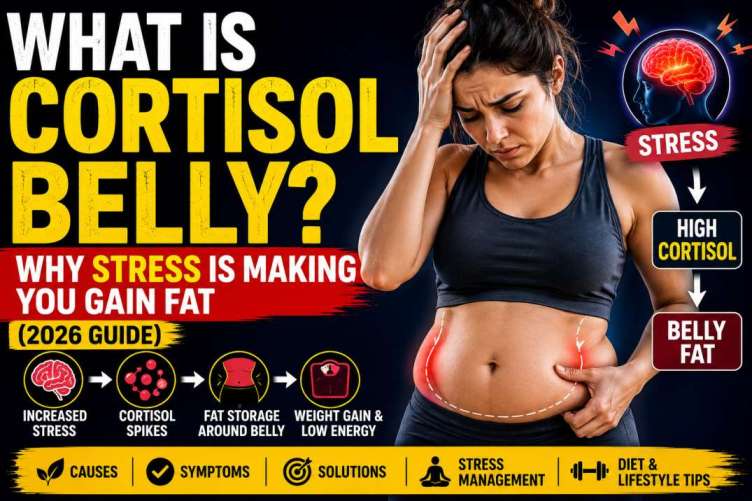 What is Cortisol Belly? Why Stress Is Making You Gain Fat (2026 Guide)