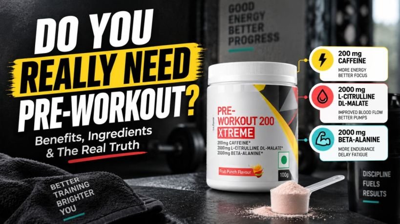 Do You Really Need Pre-Workout? What Caffeine, Citrulline & Beta-Alanine Actually Do?