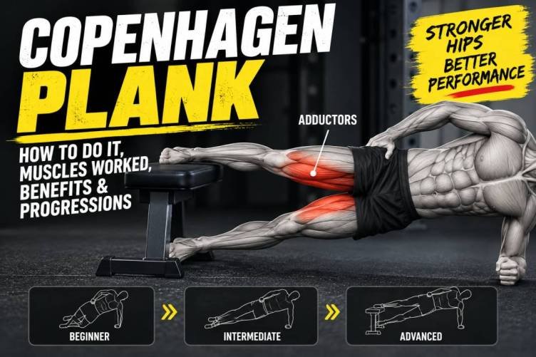 Copenhagen Plank: How to Do It, Muscles Worked, Benefits & Progressions (2026 Guide)