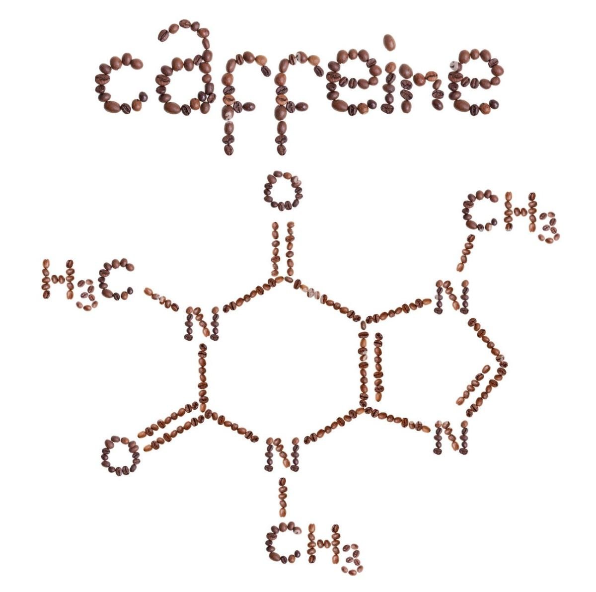caffeine-chemical-molecule-structure-the-structural-formula-of-caffeine-HAXJ6R