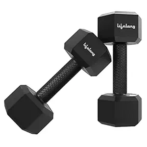 5 KG (2 Pair) Home Workout Gym Dumbbells for Men & Women (6 Months Warranty)