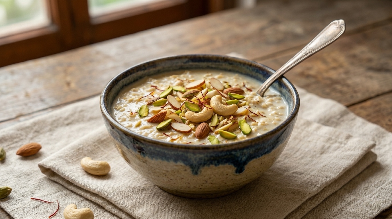 Healthy Oats Kheer Recipe | High-Protein & Weight Loss Friendly — QuadFit Healthy Recipe