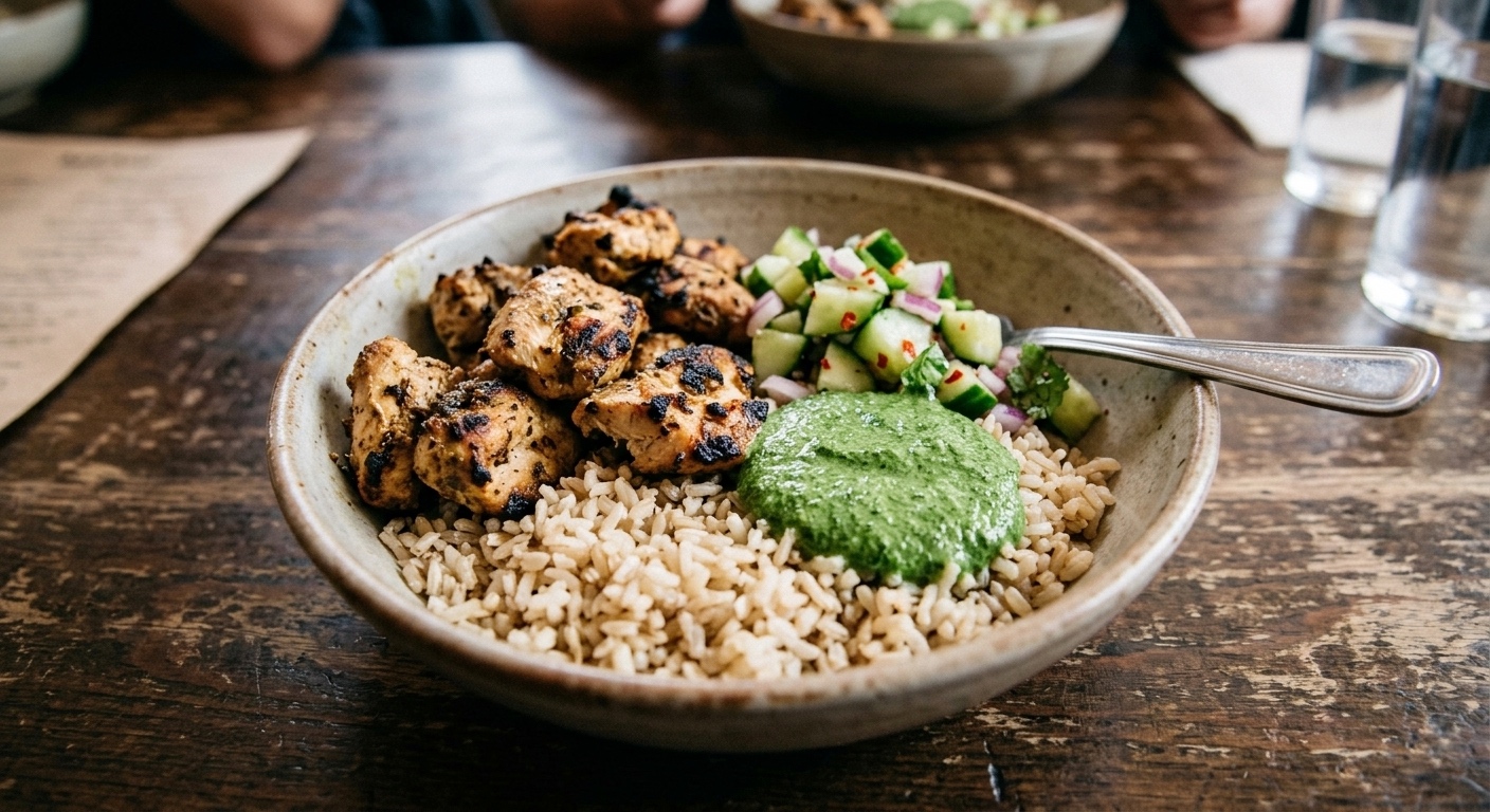Chicken Tikka Rice Meal