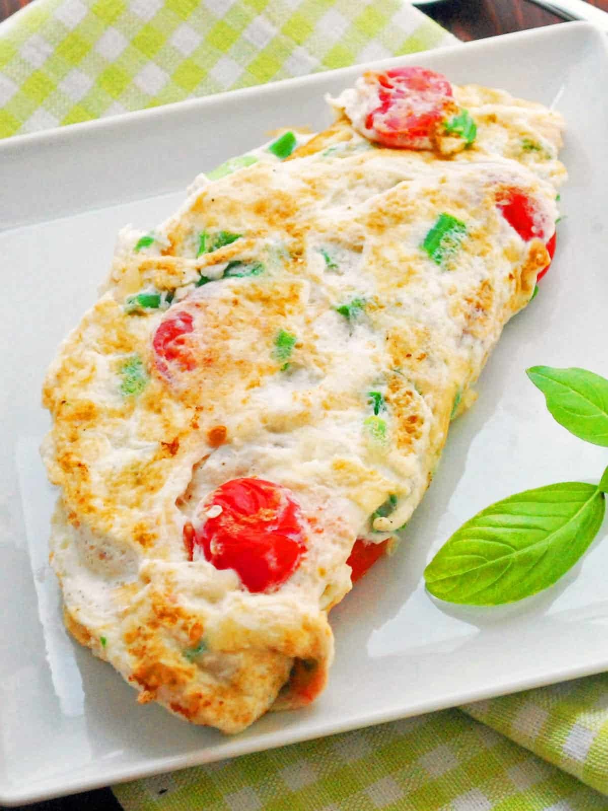 Masala Egg White Omelette — QuadFit Healthy Recipe