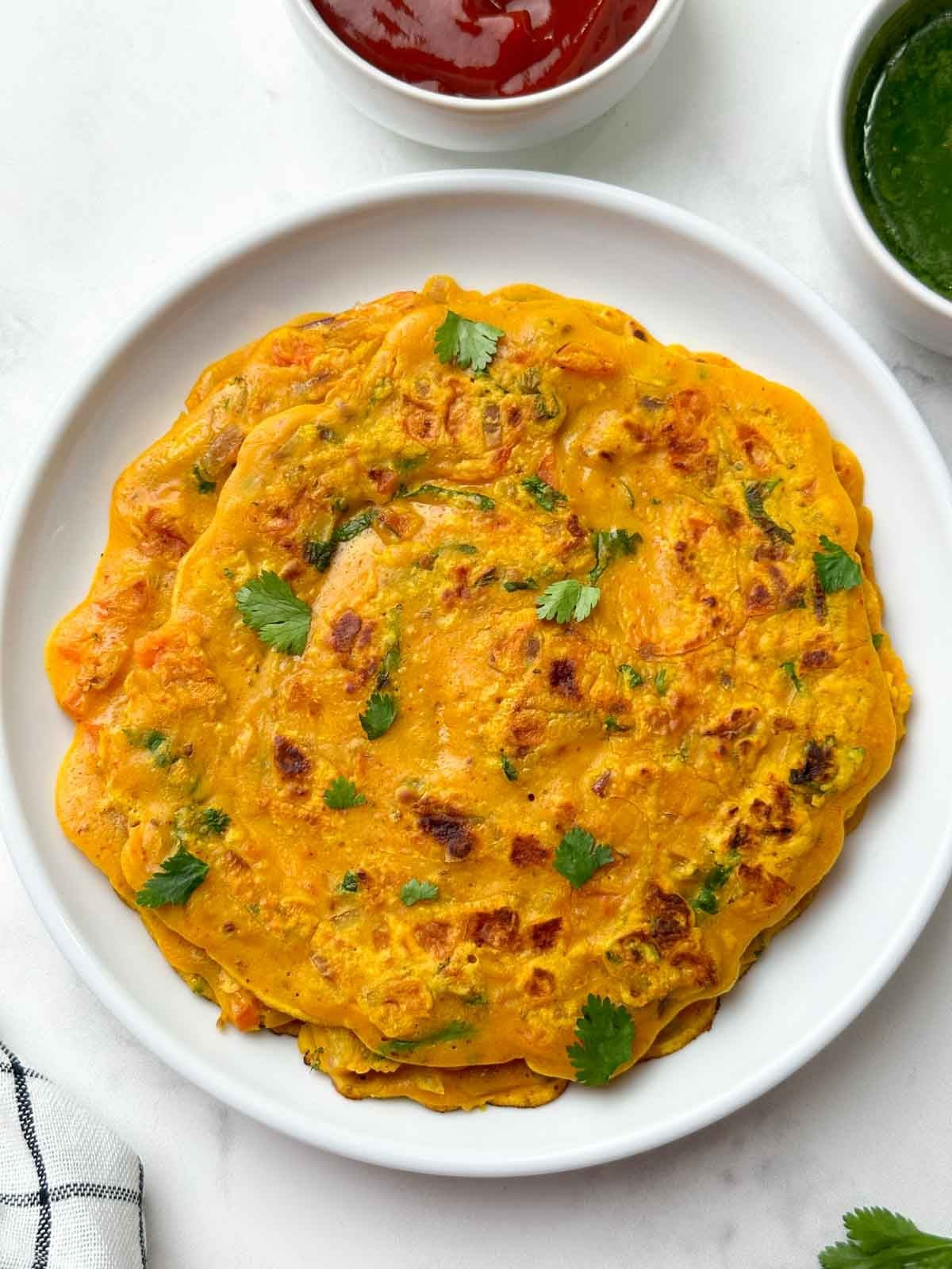Vegetable Besan Chilla (High-Protein) — QuadFit Healthy Recipe